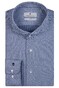 Thomas Maine Bari Cutaway Knitted Micro Pattern Shirt Navy