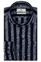 Thomas Maine Bari Cutaway Linen Stripe Shirt Navy