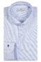 Thomas Maine Bari Cutaway Micro Design Dotted Squares Pattern Shirt Blue