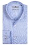 Thomas Maine Bari Cutaway Structured Stripe Two Ply by Canclini Overhemd Licht Blauw