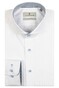 Thomas Maine Bari Cutaway Twill Plain Contrast Shirt White-Lightblue
