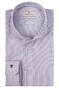 Thomas Maine Bari Cutaway Twill Stripe Shirt Navy-White