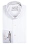 Thomas Maine Bari Cutaway Two-Ply Cotton Twill Contrast Uni Overhemd White-Light Taupe