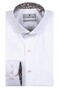 Thomas Maine Bari Cutaway Two Ply Twill Contrast Pattern Shirt White-Green