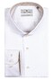 Thomas Maine Bari Cutaway Two Ply Twill Contrast Shirt White-Light Sand