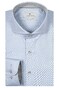 Thomas Maine Bari Cutaway Two-Ply Twill Uni Contrast Shirt Light Blue-Grey