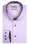 Thomas Maine Bergamo Hidden Button Down Two Ply Twill Uni Bold Contrast Overhemd Roze