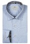 Thomas Maine Bergamo Two-Ply Cotton Floral Contrast  Verborgen Button-Down Overhemd Lichtblauw-Lichtblauw