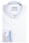 Thomas Maine Bergamo Two-Ply Twill Subtle Stripe Contrast Shirt White-Lightblue