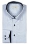 Thomas Maine Bergamo Verborgen Button-Down Two Ply Twill Uni Color Contrast Overhemd Licht Blauw-Navy