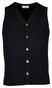 Thomas Maine Buttons Front Double Layer Structure Knit Gilet Navy