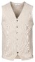 Thomas Maine Buttons Front Structure Knit Waistcoat Beige