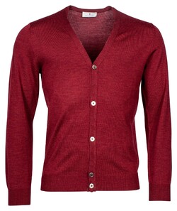 Thomas Maine Cardigan Buttons Single Knit Vest Raspberry