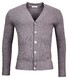 Thomas Maine Cardigan Buttons Single Knit Yak Merino Wool Blend Vest Antraciet