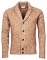 Thomas Maine Cardigan Buttons Structure Knit Taupe