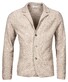 Thomas Maine Cardigan Jacket Buttons Structure Knit Beige