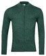 Thomas Maine Cardigan Zip Single Knit Dark Green