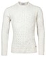 Thomas Maine Crew Neck Pullover Cable Knit Structure Trui Off White