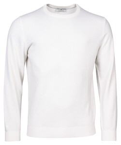 Thomas Maine Crew Neck Pullover Cashmere Off White