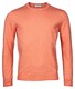 Thomas Maine Crew Neck Pullover Cotton Cashmere Bright Orange
