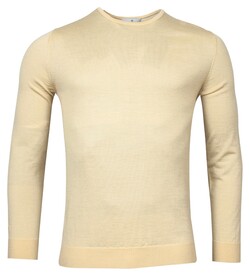 Thomas Maine Crew Neck Pullover Single Knit Butter