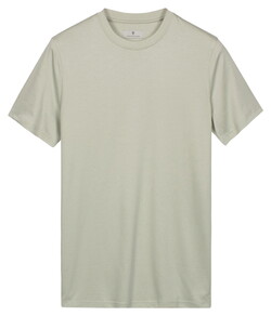 Thomas Maine Crew Neck Solid Color Liquid Cotton T-Shirt Mint Green