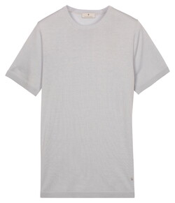 Thomas Maine Fine Merino Crew Neck Short Sleeve Trui Ice Blue