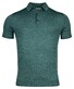Thomas Maine Fine Merino Pullover Polo Collar Short Sleeve Single Knit Poloshirt Pine Green