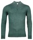 Thomas Maine Fine Merino Skipper Half Zip Single Knit Pullover Pine Green