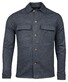 Thomas Maine Heavy Brushed Monza Shacket Overshirt Jeans Blauw