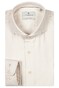 Thomas Maine Herringbone Flannel Bari Cutaway Shirt Light Beige