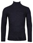 Thomas Maine High Neck Allover Cable Knit Trui Navy