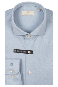 Thomas Maine Hyperstretch Mélange Roma Modern Kent Overhemd Blauw