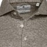 Thomas Maine Knitted Stripe Cotton Linen Bari Poloshirt Beige