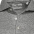 Thomas Maine Knitted Stripe Cotton Linen Bari Poloshirt Grey