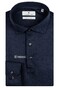Thomas Maine Long Sleeve Merino Wool Jersey Poloshirt Indigo