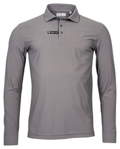 Thomas Maine Long Sleeve Performance Tech Lux Polo Grijs