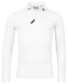Thomas Maine Longsleeve Tech Pique Uni Poloshirt Optical White