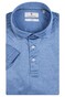 Thomas Maine Luxury Supima Cotton Uni Interlock Polo Midden Blauw
