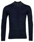 Thomas Maine Merino Cardigan Zip Single Knit Navy