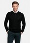 Thomas Maine Merino Crew Neck Single Knit Pullover Black