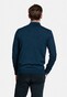 Thomas Maine Merino Half Zip Single Knit Pullover Jeans Blue