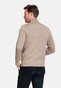 Thomas Maine Merino Half Zip Single Knit Pullover Light Beige Melange