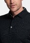 Thomas Maine Merino Pullover Polo Single Knit Trui Antraciet Melange