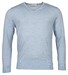 Thomas Maine Merino V-Neck Single Knit Pullover Light Blue