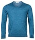 Thomas Maine Merino V-Neck Single Knit Pullover Turquoise