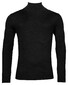 Thomas Maine Merino Wool Rollneck Single Knit Pullover Black