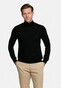 Thomas Maine Merino Wool Rollneck Single Knit Pullover Black