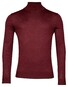 Thomas Maine Merino Wool Rollneck Single Knit Pullover Bordeaux Melange