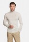 Thomas Maine Merino Wool Rollneck Single Knit Pullover Ecru Melange